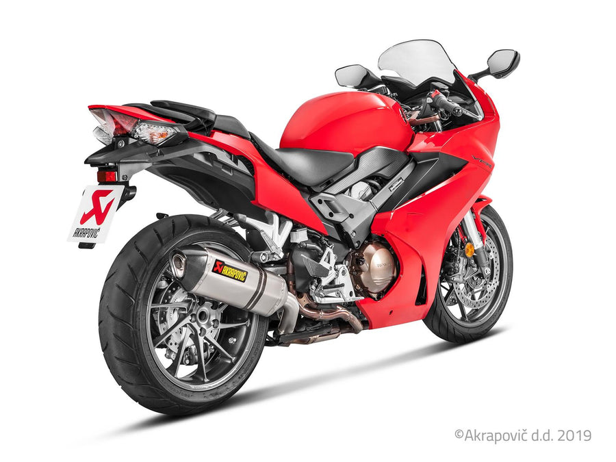 Honda VFR 800F/X Crossrunner 2017-20 Slip-On Line Exhaust Muffler (Titanium) S-H8SO4-HRT
