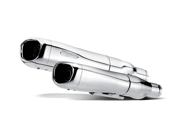 HD DYNA FXD Super Glide 2006-16 Slip On Line Exhaust (Chrome) S-HDDYSO2-HC