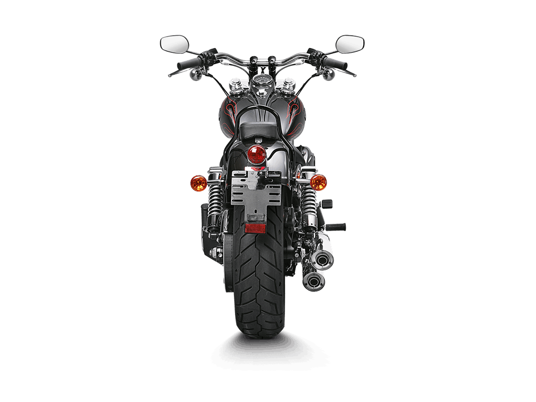 HD DYNA FXDF Fat Bob 2008-16 Slip-On Line Auspuffanlage (Chrom) S-HDDYSO4-HC