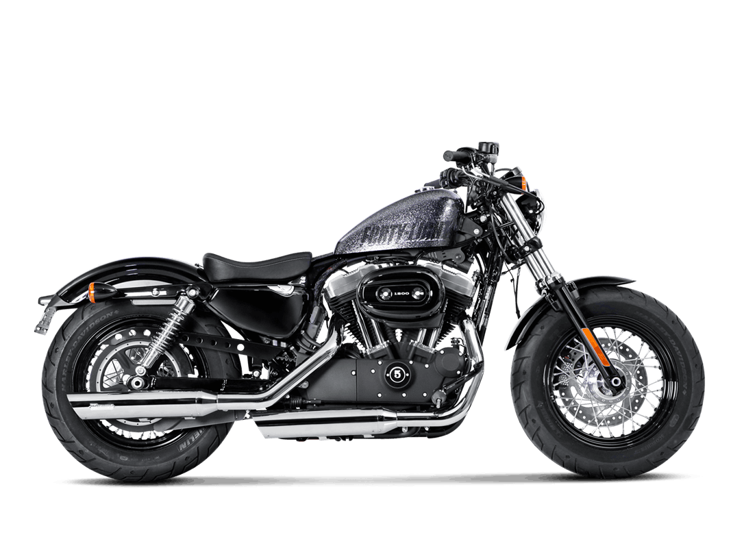 Exhaust HD Sportster XL1200V Seventy-two 2014-16 Slip On Line (Chrome) S-HDSPSO4-HC
