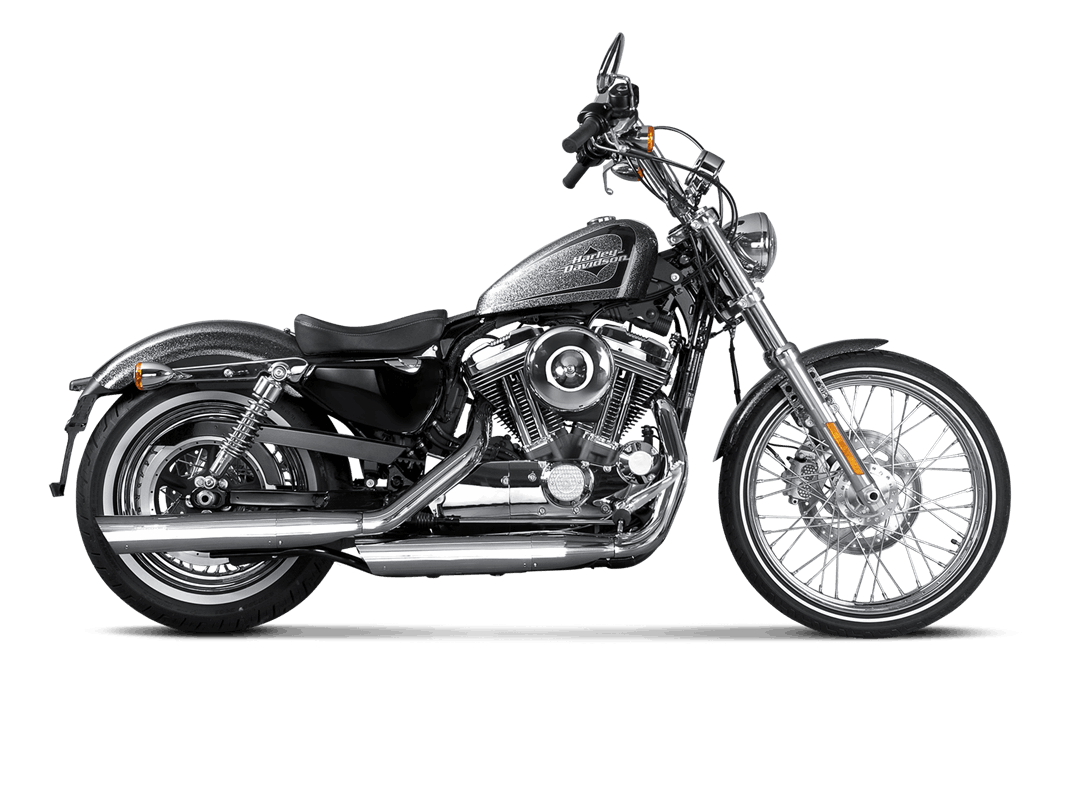 Exhaust HD Sportster XL1200V Seventy-two 2014-16 Slip On Line (Chrome) S-HDSPSO4-HC