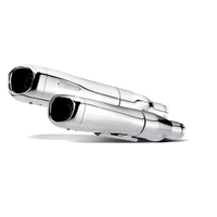 HD Softtail FXST Standard 2007-16 Slip On Line Exhaust (Chrome) S-HDSTSO2-HC