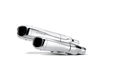HD Softtail FXST Standard 2007-16 Slip On Line Exhaust (Chrome) S-HDSTSO2-HC