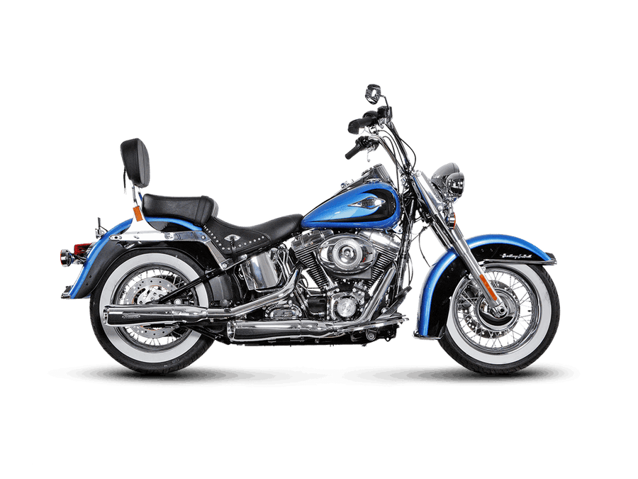 HD Softtail FXST Standard 2007-16 Slip On Line Exhaust (Chrome) S-HDSTSO2-HC