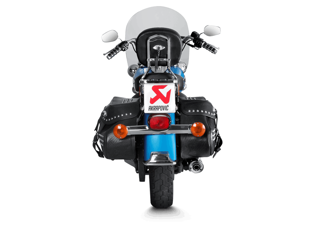 HD Softail FXST Standard 2007-16 Slip-On-Auspuffschalldämpfer (Chrom) S-HDSTSO4-HC