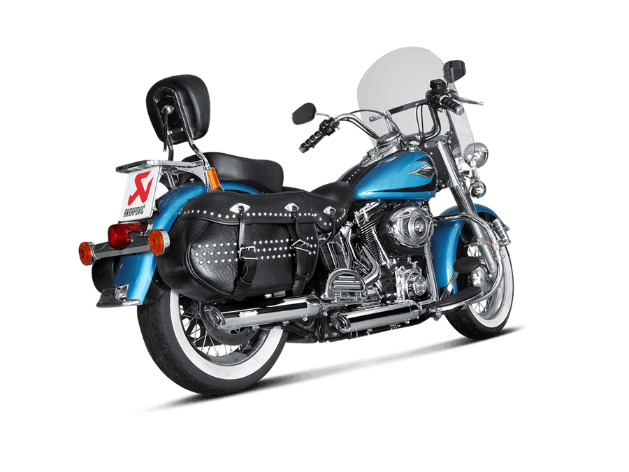 HD Softail FXST Standard 2007-16 Slip-On-Auspuffschalldämpfer (Chrom) S-HDSTSO4-HC