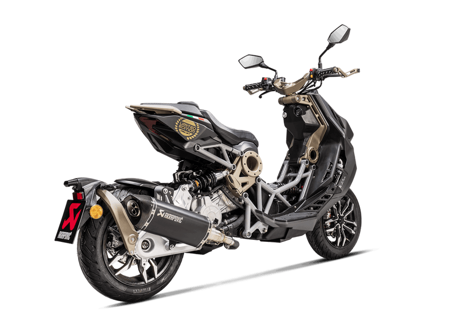 Italjet Dragster 125/200 2021-24 Slip-On Line Auspuff (Titan) S-IT125SO1-HRTB