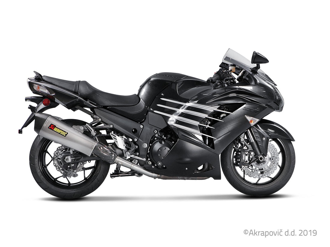 Kawasaki ZZR1400 / ZX14R 2012-20 Slip-On Line Auspuffschalldämpfer (Titan) S-K14SO6-HZAAT