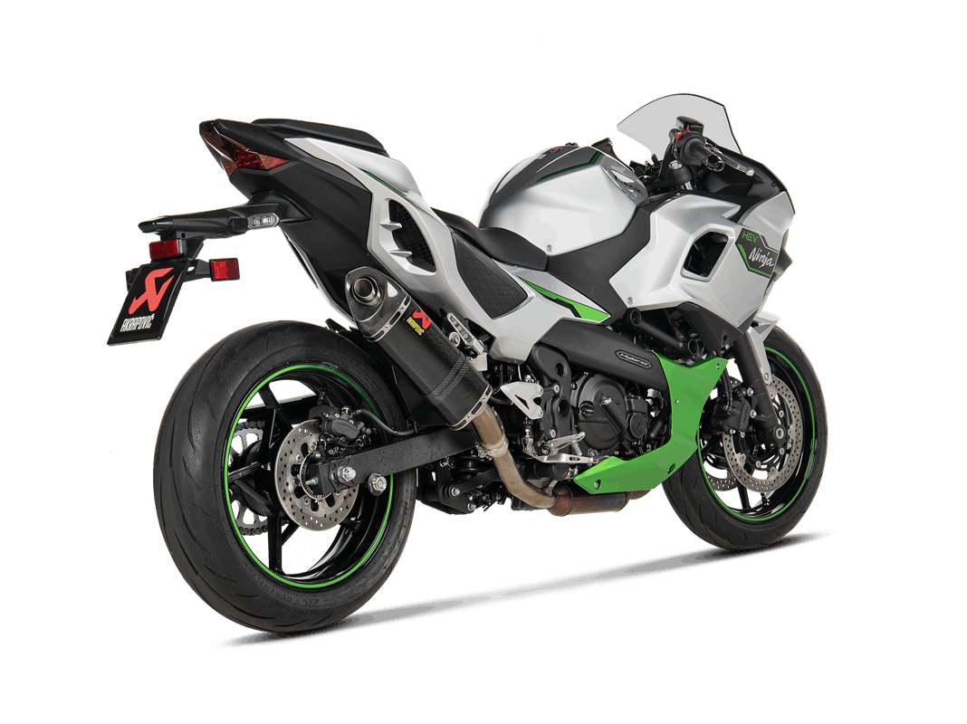 KAWASAKI NINJA 7 / Z7 HYBRID 2024-25 Slip-On Line Auspuff (Carbon) S-K4SO10-APC