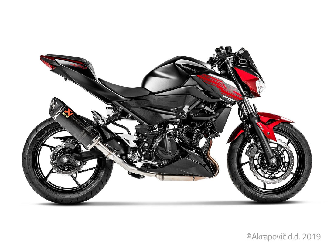 Kawasaki Ninja250+400/Z400 2018-25 Slip-On Line Exhaust Muffler (Carbon) S-K4SO6-APC