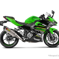 Kawasaki Ninja250+400 2018-24/Z400 2019-24 Slip-On Line Exhaust (Titanium) S-K4SO7-HRT