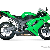 Kawasaki Ninja ZX-6R 2007-08 Slip-On Line Auspuffschalldämpfer (Titan) S-K6SO5-HACT