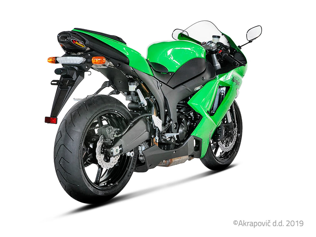Kawasaki Ninja ZX-6R 2007-08 Slip-On Line Auspuffschalldämpfer (Titan) S-K6SO5-HACT