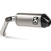 Moto Guzzi V85 TT 2021-24 Slip-On Line Exhaust Muffler (Titanium) S-MG8SO2-HFTT