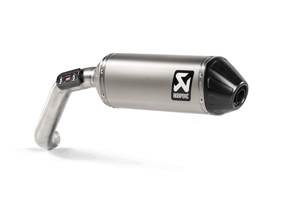 Moto Guzzi V85 TT 2021-24 Slip-On Line Exhaust Muffler (Titanium) S-MG8SO2-HFTT