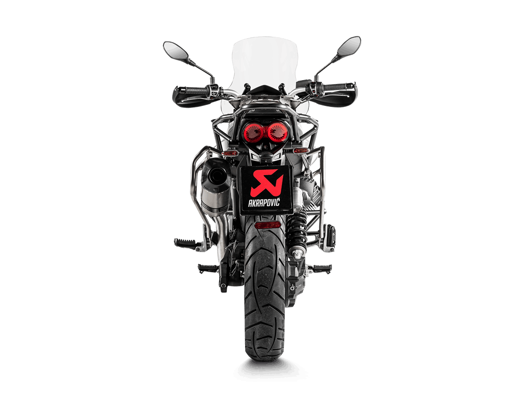 Moto Guzzi V85 TT 2021-24 Slip-On Line Exhaust Muffler (Titanium) S-MG8SO2-HFTT