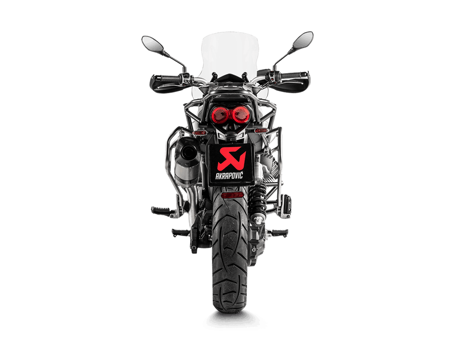Moto Guzzi V85 TT 2021-24 Slip-On Line Exhaust Muffler (Titanium) S-MG8SO2-HFTT