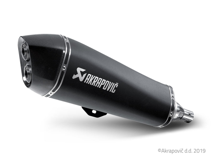 Piaggio Gilera Peugeot 2007-16 Slip-On Line (SS) Exhaust Muffler S-PI4SO3-HRSSBL