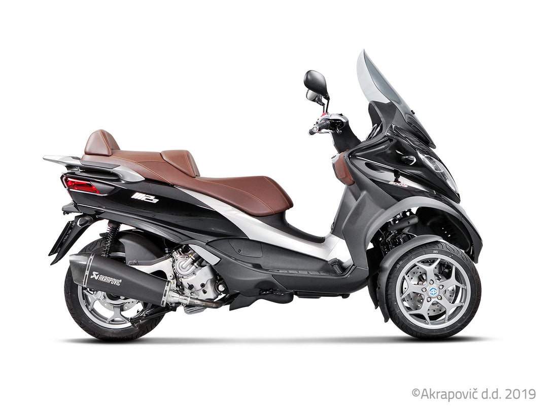 Piaggio Gilera Peugeot 2007-16 Slip-On Line (SS) Exhaust Muffler S-PI4SO3-HRSSBL