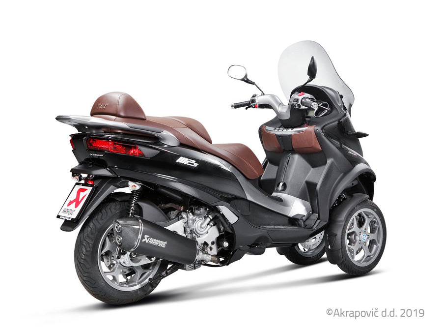 Piaggio Gilera Peugeot 2007-16 Slip-On Line (SS) Exhaust Muffler S-PI4SO3-HRSSBL