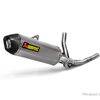 Komplette Auspuffanlage für Suzuki V-STROM 650 2017-24 Racing Line (Titan) S-S6R9-WT