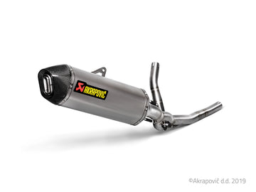 Komplette Auspuffanlage für Suzuki V-STROM 650 2017-24 Racing Line (Titan) S-S6R9-WT