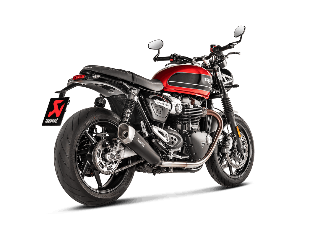 Triumph Speed ​​Twin Thruxton 1200/R/RS 2016-20 Slip-On Line Exhaust (Titanium) S-T12SO2-HCQTBL