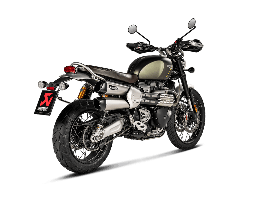 Triumph Scrambler 1200 2019-20 Slip-On Line Exhaust (Titanium) S-T12SO3-HCQT