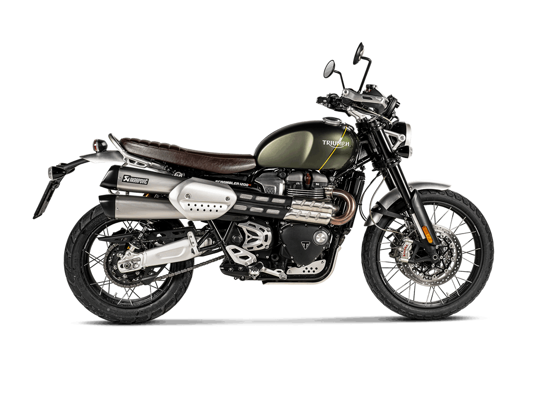 Triumph Scrambler 1200 2019-20 Slip-On Line Exhaust (Titanium) S-T12SO3-HCQT