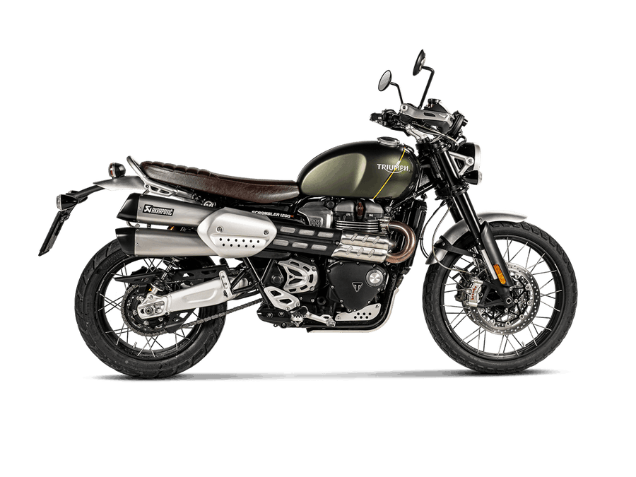 Triumph Scrambler 1200 2019-20 Slip-On Line Exhaust (Titanium) S-T12SO3-HCQT