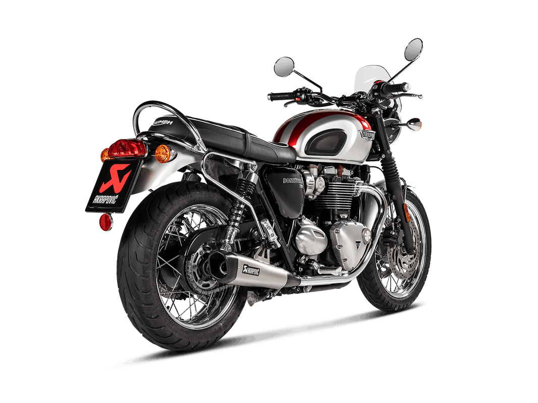 Triumph Bonneville T100/T120 2016-20 Slip-On Line Auspuff (Titan) S-T12SO4-HCQT