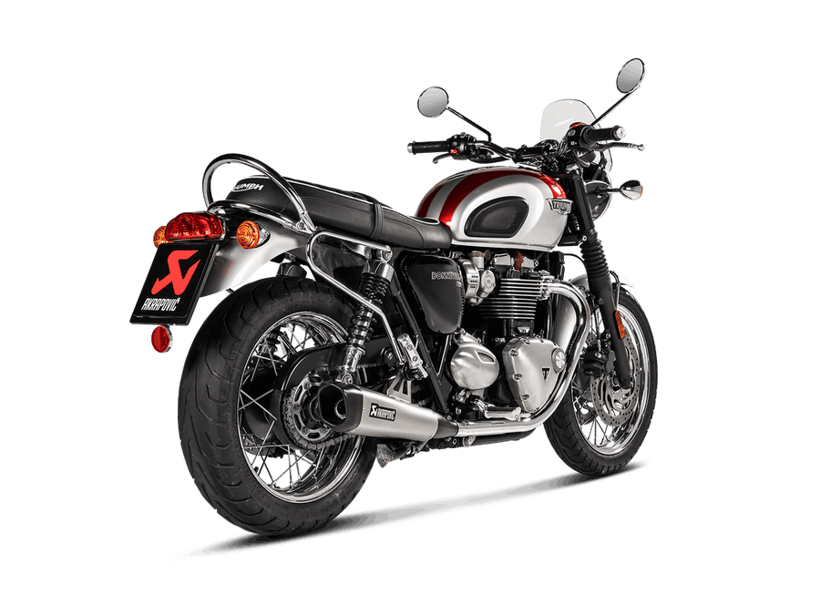 Triumph Bonneville T100/T120 2016-20 Slip-On Line Auspuff (Titan) S-T12SO4-HCQT