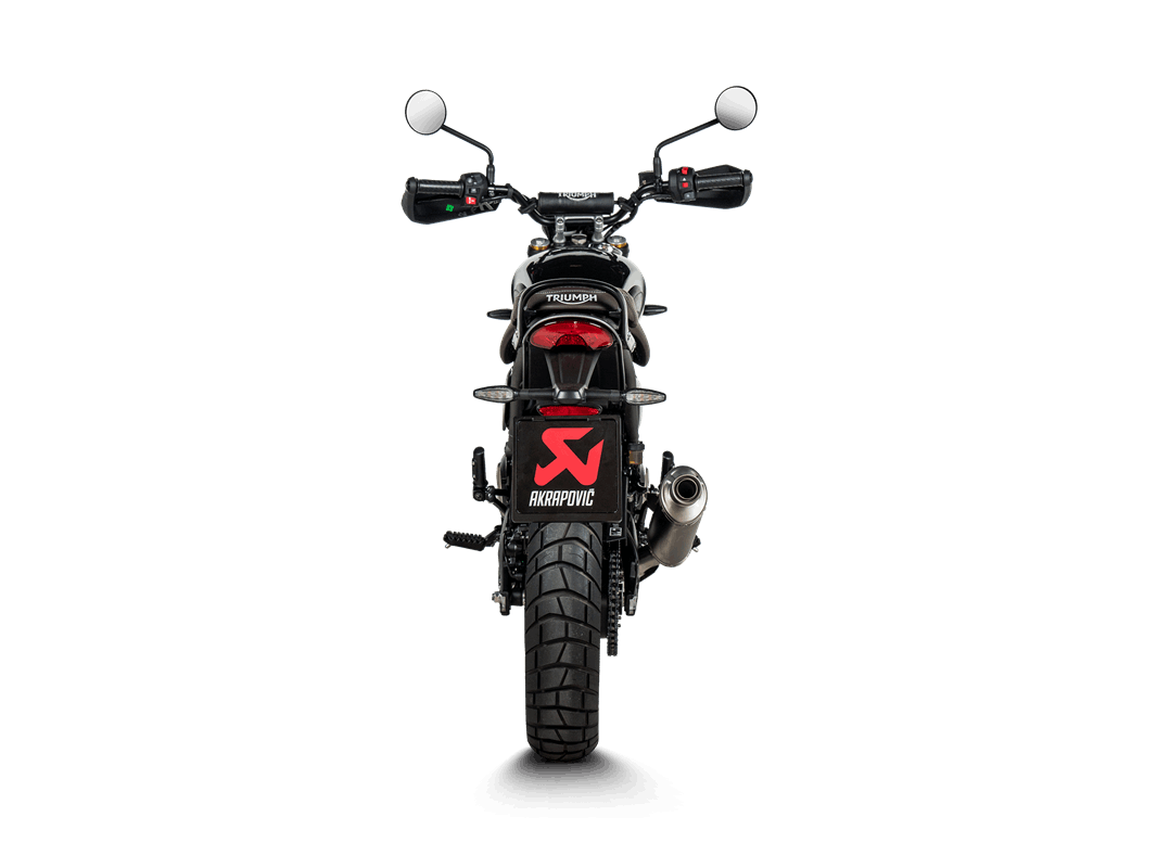 Exhaust muffler Triumph Scrambler 400 X / Speed ​​400 2023-24 Slip-On Line (Titanium) S-T4SO1-HDT
