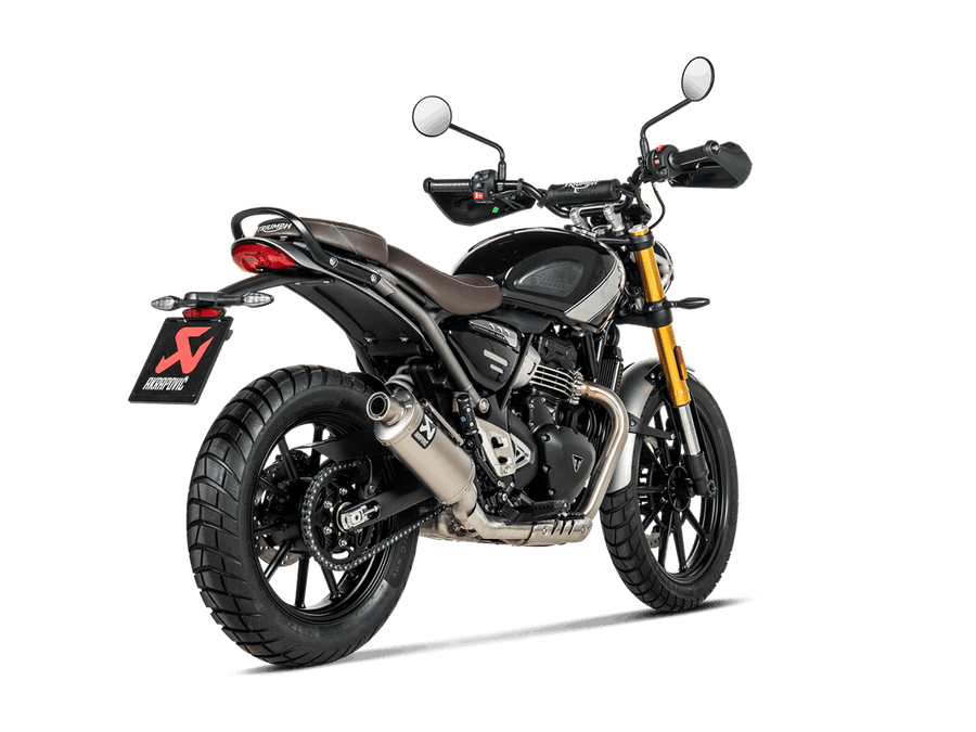 Exhaust muffler Triumph Scrambler 400 X / Speed ​​400 2023-24 Slip-On Line (Titanium) S-T4SO1-HDT