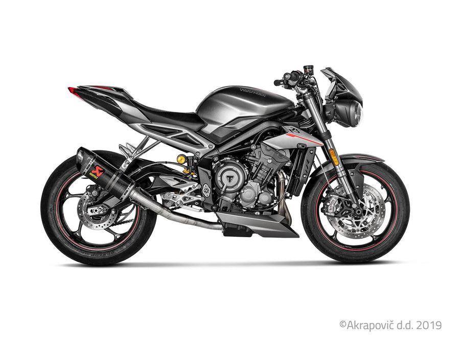 Terminale di scarico Triumph Street Triple 765 S/R/RS 2017-19 Slip-On Line (Carbonio) S-T7SO2-APC