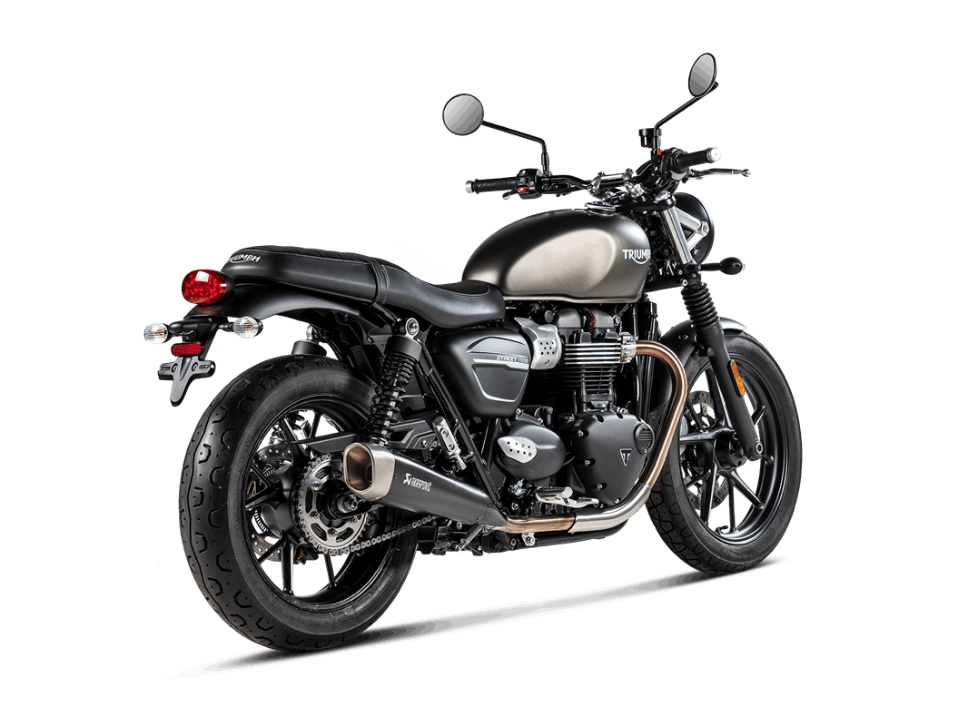Triumph Street Twin 2016-20 Slip-On Line Exhaust (Titanium) S-T9SO2-HCQTBL