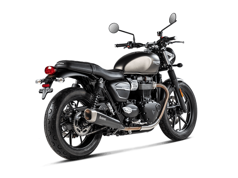 Triumph Street Twin 2016-20 Slip-On Line Exhaust (Titanium) S-T9SO2-HCQTBL