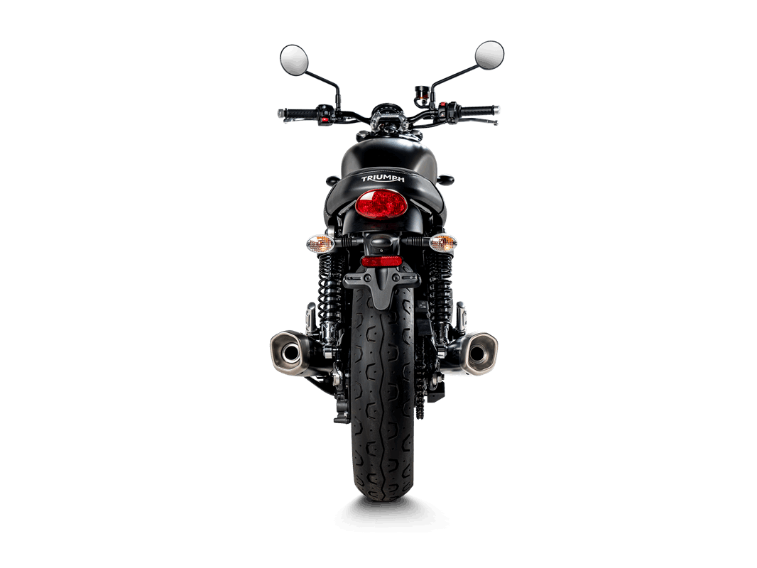 Triumph Street Twin 2016-20 Slip-On Line Exhaust (Titanium) S-T9SO2-HCQTBL