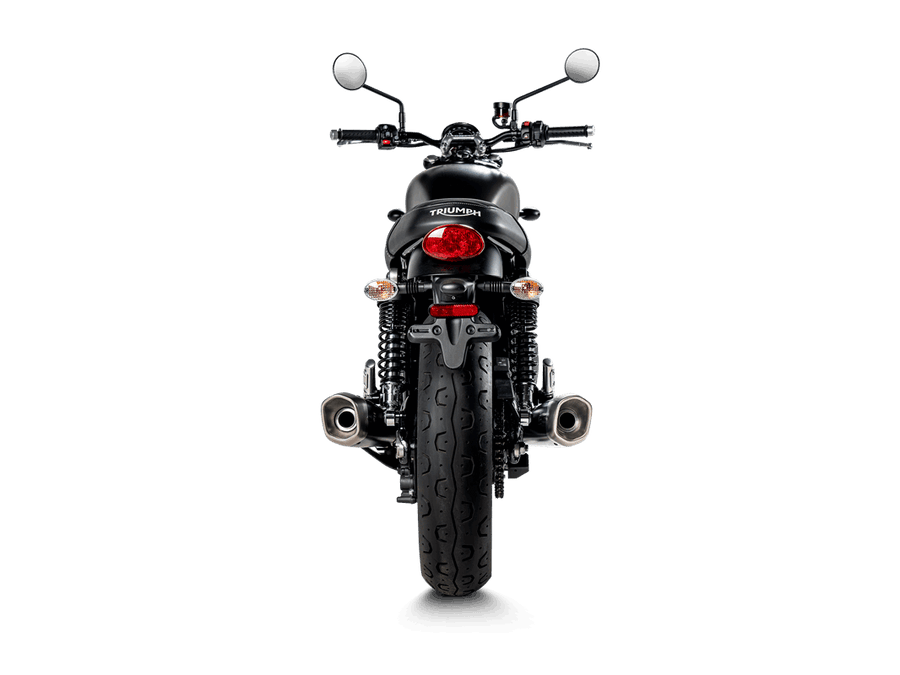 Triumph Street Twin 2016-20 Slip-On Line Exhaust (Titanium) S-T9SO2-HCQTBL