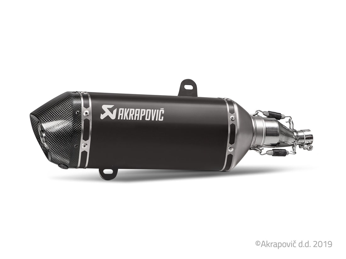 Vespa GTS Super 125/Sport/Tech 2017-20 Slip-On Line (SS) Auspuffschalldämpfer S-VE125SO1-HZBL