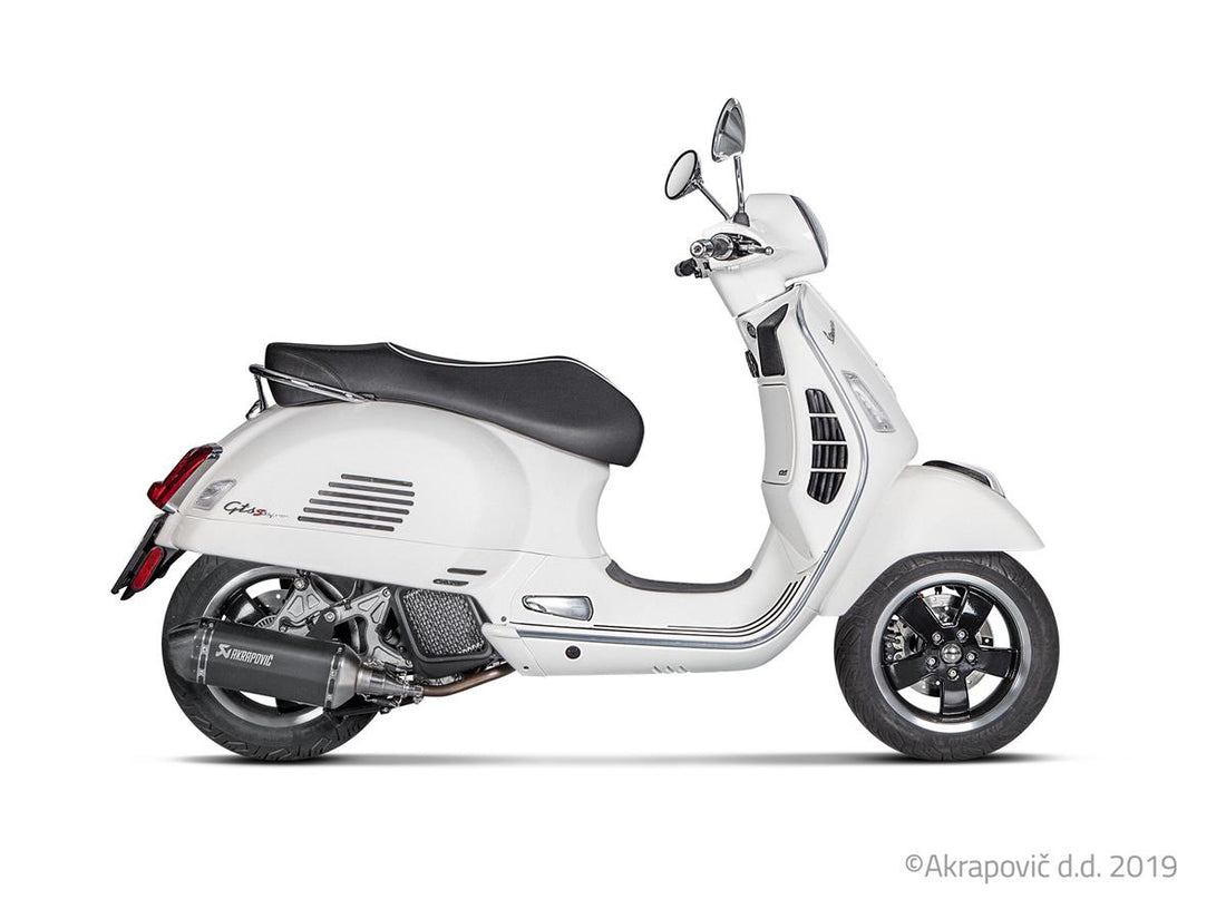 Vespa GTS Super 125/Sport/Tech 2017-20 Slip-On Line (SS) Auspuffschalldämpfer S-VE125SO1-HZBL