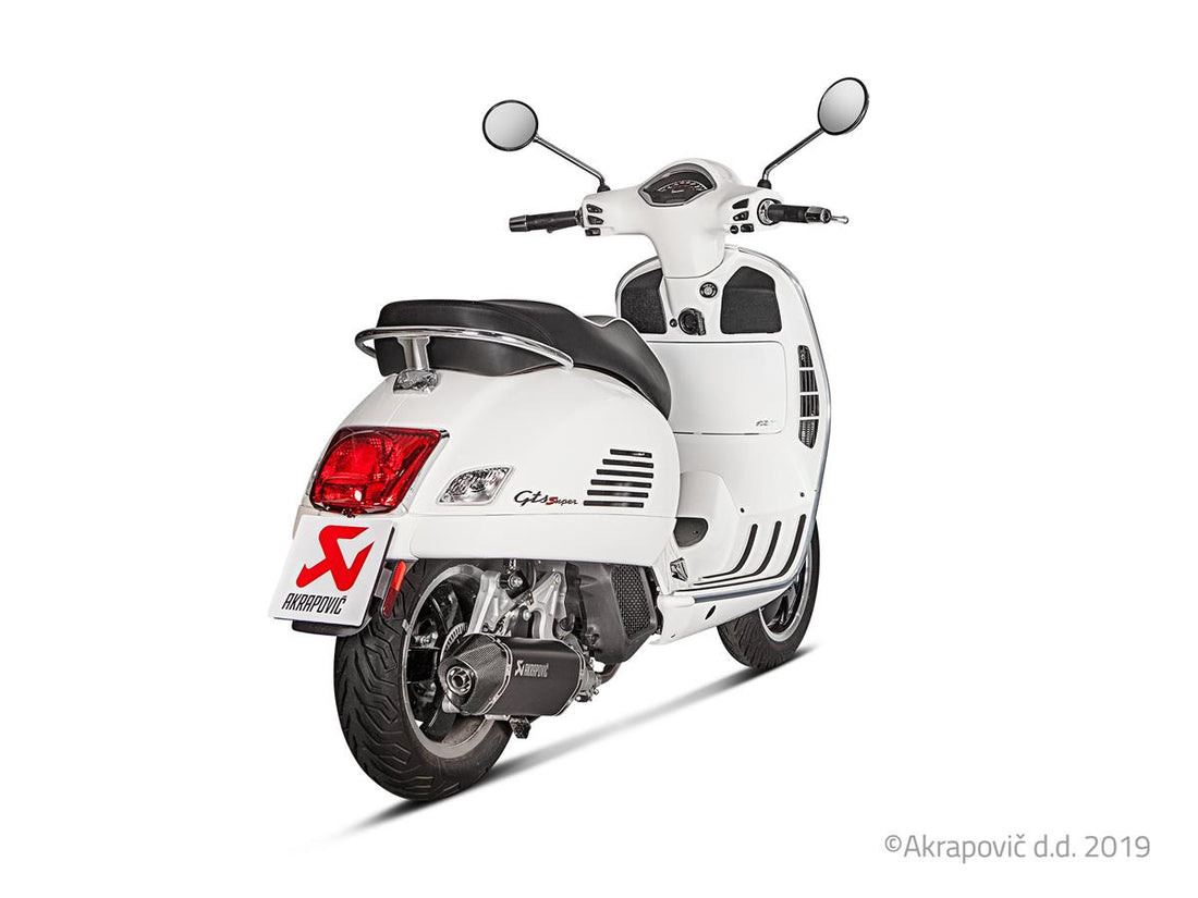 Vespa GTS Super 125/Sport/Tech 2017-20 Slip-On Line (SS) Auspuffschalldämpfer S-VE125SO1-HZBL