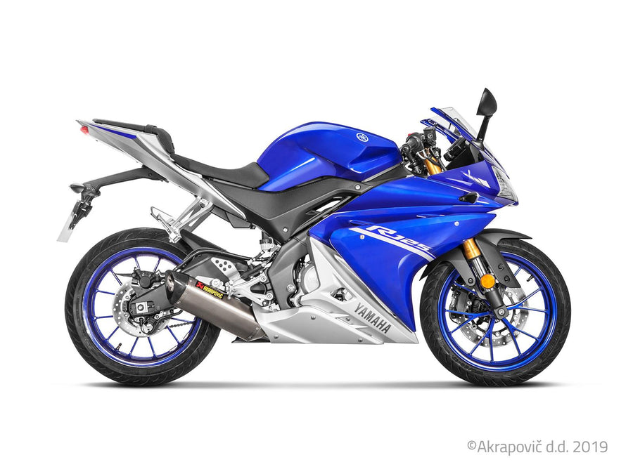 Yamaha YZF-R125 2014-18 / MT-125 2014-19 Racing Line Komplettauspuffanlage (Titan) S-Y125R4-HRT