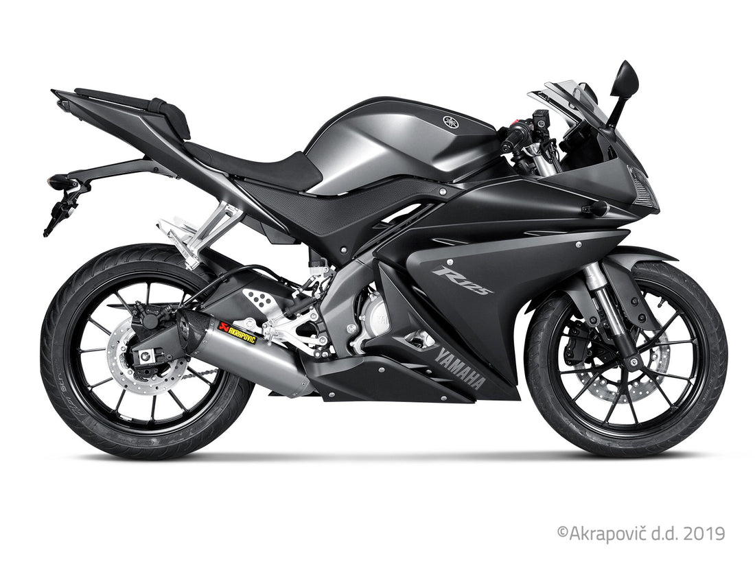 Yamaha YZF-R125 2014-18 / MT-125 2014-19 Racing Line Komplettauspuffanlage (Titan) S-Y125R4-HRT