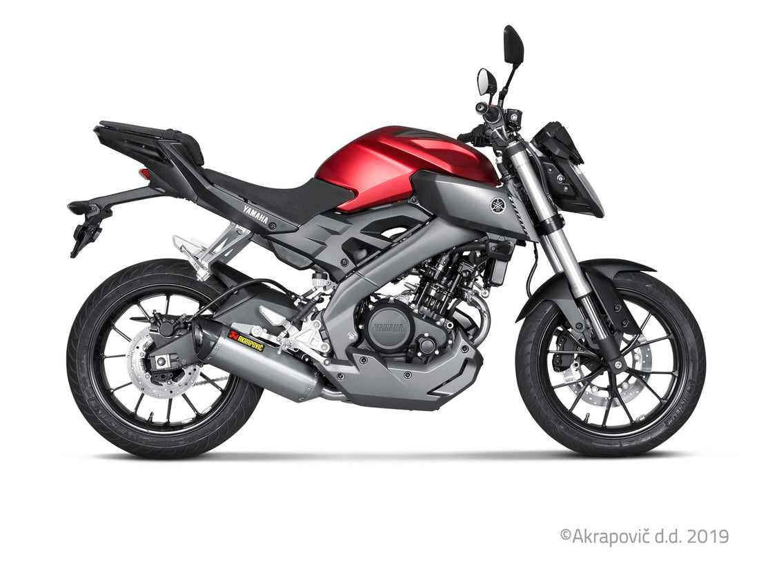 Yamaha YZF-R125 2014-18 / MT-125 2014-19 Racing Line Komplettauspuffanlage (Titan) S-Y125R4-HRT