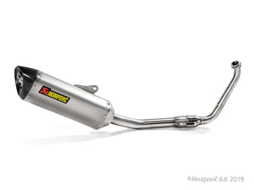 Yamaha YZF-R125/15 MT-125 2019-20 Racing Line Komplettauspuffanlage (Titan) S-Y125R6-HZT