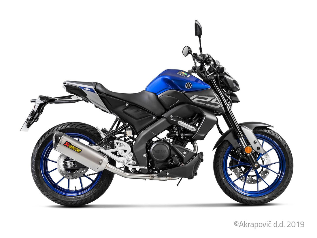 Yamaha YZF-R125/15 MT-125 2019-20 Racing Line Komplettauspuffanlage (Titan) S-Y125R6-HZT