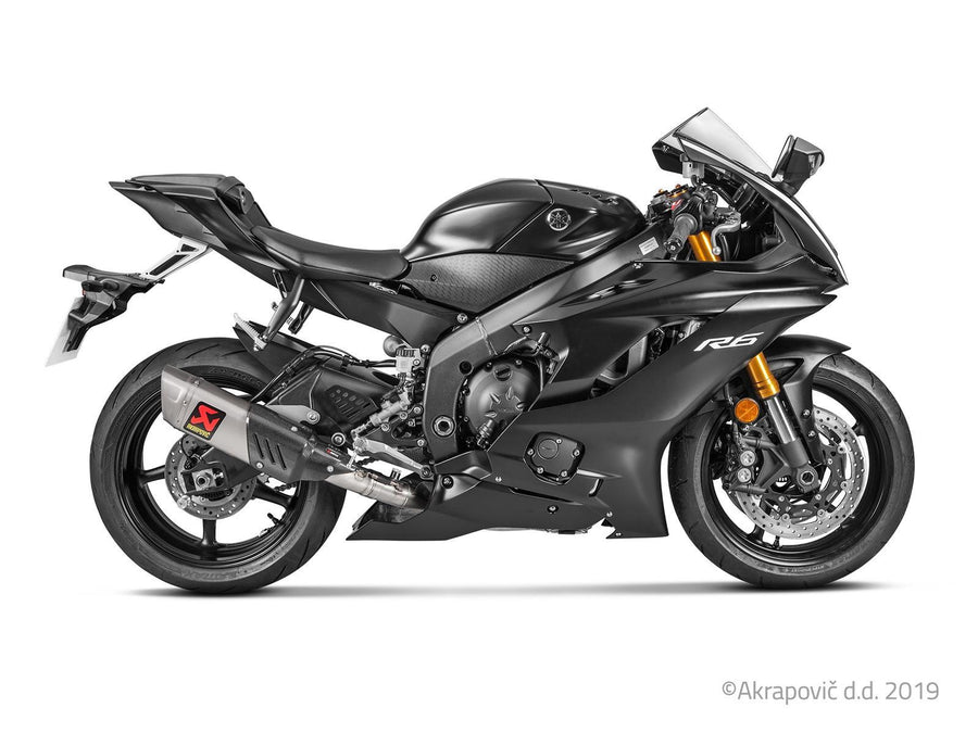 Complete Exhaust Yamaha R6 2008-25 Racing Line (Titanium) S-Y6R9-APT