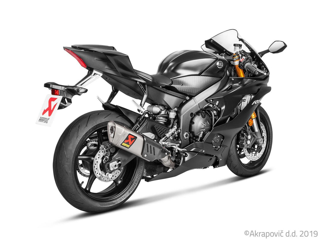Complete Exhaust Yamaha R6 2008-25 Racing Line (Titanium) S-Y6R9-APT
