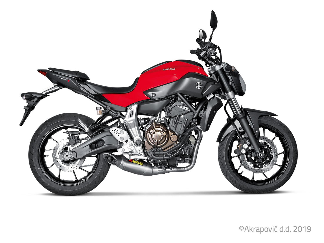 Yamaha MT07/FZ07 2014-16 Racing Line Komplettauspuffanlage (Titan) S-Y7R1-HAFT